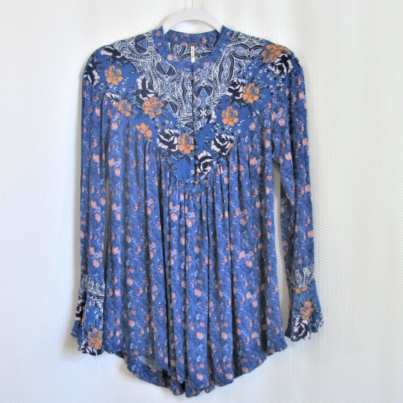 Free People Wildflower Fields floral Tunic - Picture 7 of 8